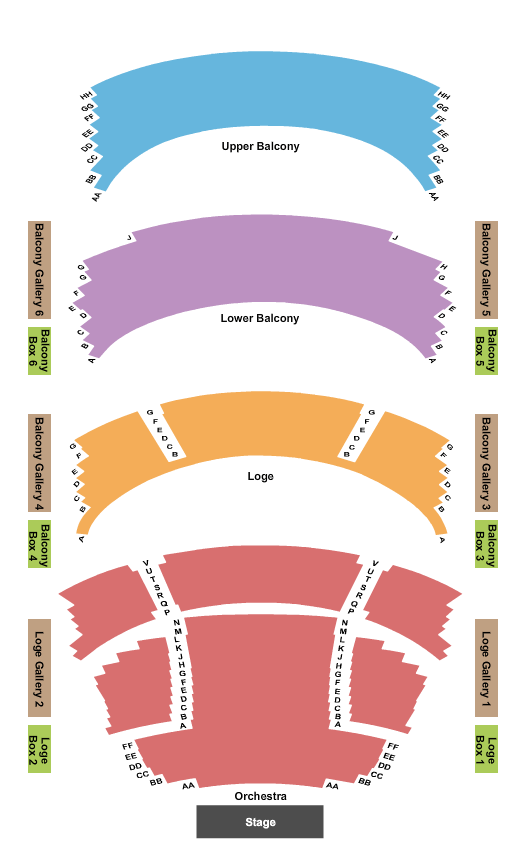 Mead Theatre At Schuster Performing Arts Center MJ Seating Chart