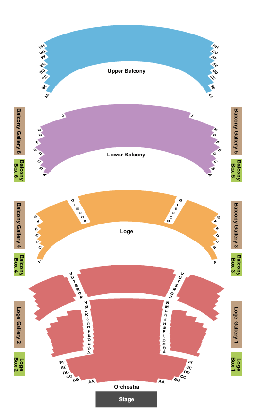 Winsupply Theatre At Schuster Performing Arts Center MJ Seating Chart